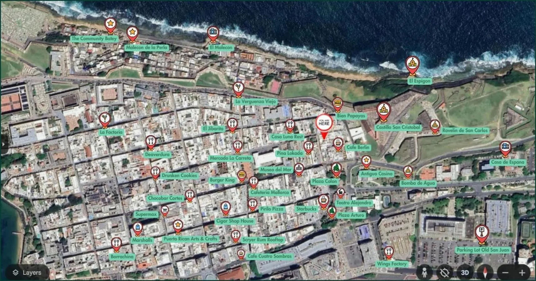 Otium With Nice Terrace In Old San Juan Appartement