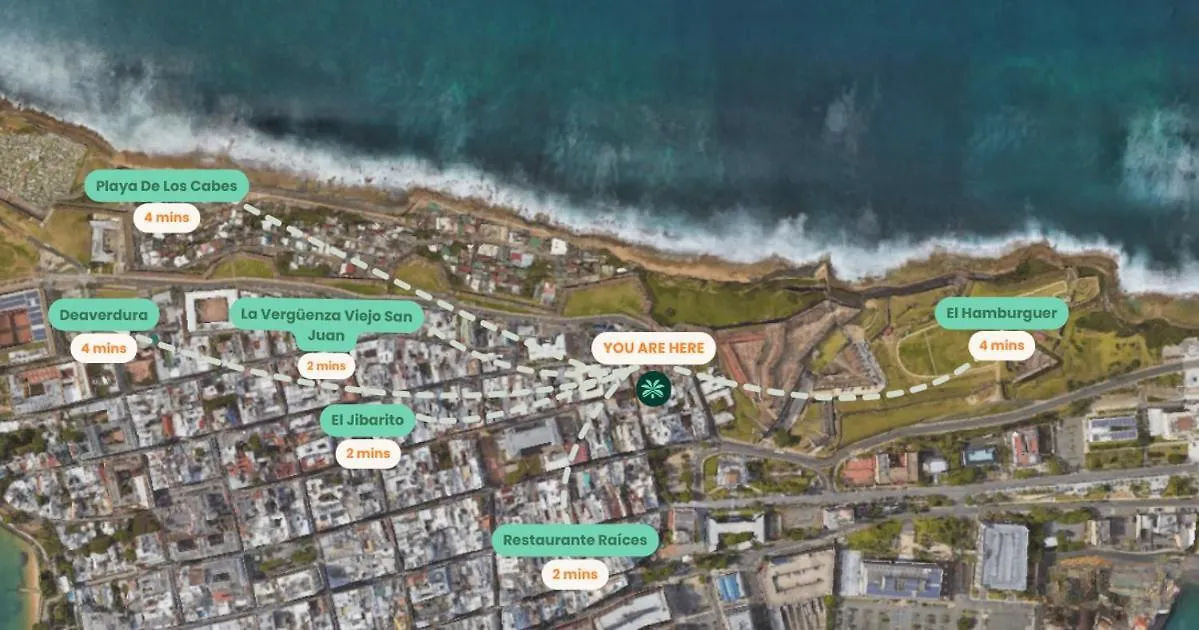 Otium With Nice Terrace In Old San Juan